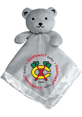 Chicago Blackhawks Gray Baby Blanket