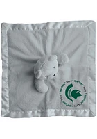 Michigan State Spartans Gray Baby Blanket