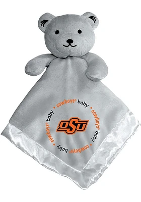 Oklahoma State Cowboys Gray Baby Blanket