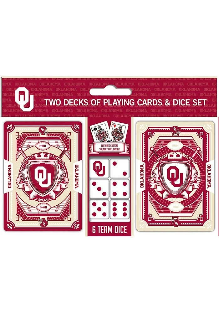 Oklahoma Sooners 2 Pack Playing Cards