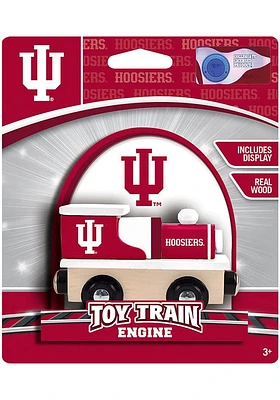 Indiana Hoosiers Wooden Engine Train