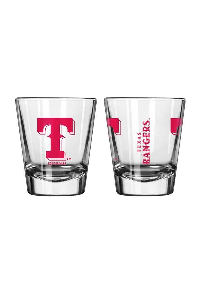 Texas Rangers 2oz Clear Shot Glass