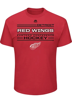 Majestic Detroit Red Wings Forecheck Short Sleeve T Shirt
