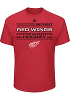 Majestic Detroit Red Wings Forecheck Short Sleeve T Shirt