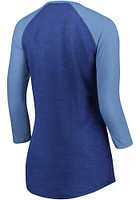Majestic Kansas City Royals Womens Blue Winners Glory LS Tee