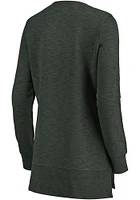 Majestic Dallas Stars Womens Charcoal Hyper Lace Tunic Crew Sweatshirt