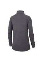 Nike Kansas City Royals Womens Grey Core Qtr Zip Pullover