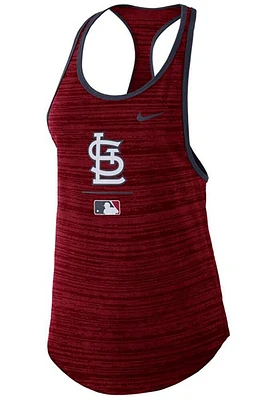 Nike St Louis Cardinals Womens Red Velocity Racerback Tank Top