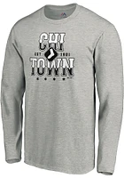 Majestic Chicago White Sox Grey Fine Contribution Long Sleeve T Shirt
