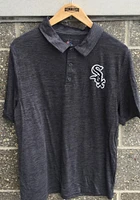 Majestic Chicago White Sox Grey Fine Contribution Long Sleeve T Shirt