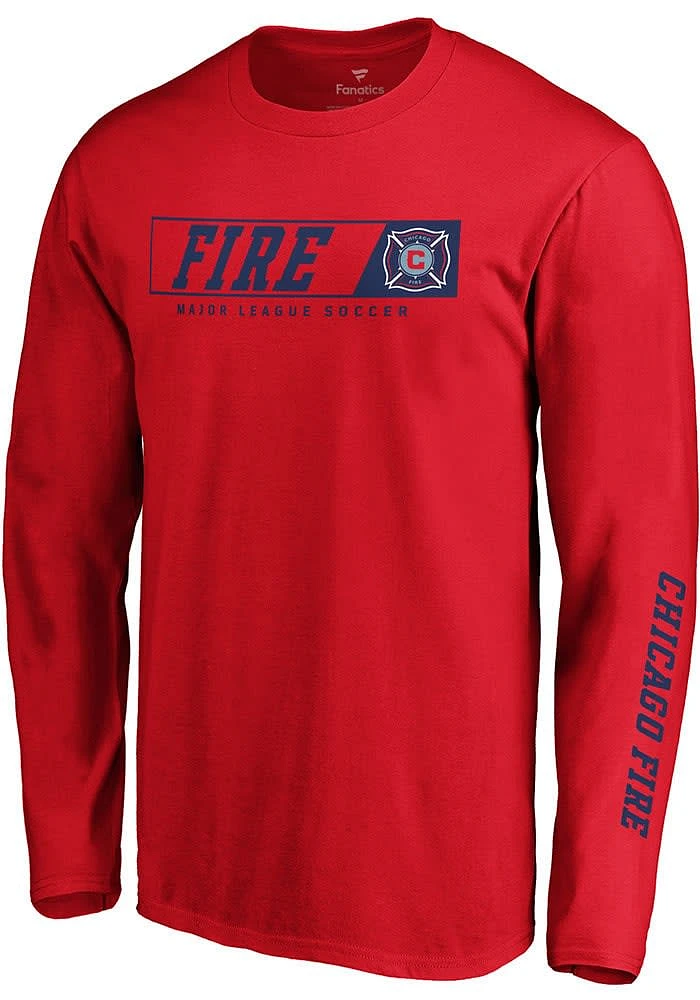 Chicago Fire Red Chase Down Style Design Long Sleeve T Shirt