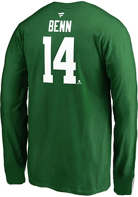 Jamie Benn Dallas Stars Youth Green Number Series Player Tee