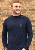 Majestic Sporting Kansas City Navy Blue Superstar Effort Long Sleeve Fashion T Shirt