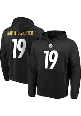 JuJu Smith-Schuster Pittsburgh Steelers Mens Black Name Number Player Hood