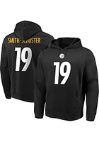 JuJu Smith-Schuster Pittsburgh Steelers Mens Black Name Number Player Hood