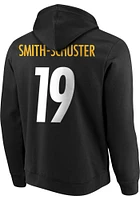 JuJu Smith-Schuster Pittsburgh Steelers Mens Black Name Number Player Hood