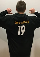 JuJu Smith-Schuster Pittsburgh Steelers Mens Black Name Number Player Hood