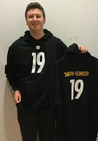 JuJu Smith-Schuster Pittsburgh Steelers Mens Black Name Number Player Hood