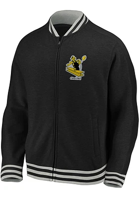 Pittsburgh Steelers Mens Black Vintage Track Jacket