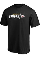 Kansas City Chiefs Black Geo Drift Short Sleeve T Shirt