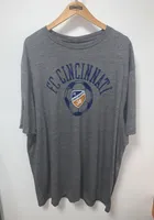 FC Cincinnati Grey Retro Arc Short Sleeve Fashion T Shirt