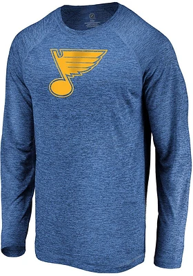 St Louis Blues Blue Tonal Primary Long Sleeve T-Shirt