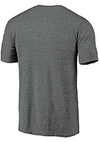 St Louis Blues Grey Hat Trick Short Sleeve Fashion T Shirt