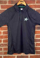 Dallas Stars Mens Black Primary Short Sleeve Polo