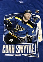 Ryan O'Reilly St Louis Blues Blue Net Front Conn Smythe Short Sleeve Player T Shirt