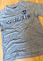 Sporting Kansas City Grey Iconic Striated Short Sleeve T Shirt