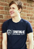 Sporting Kansas City Navy Blue Iconic Team Confidence Short Sleeve T Shirt