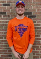 FC Cincinnati Orange Cotton Phalanx Long Sleeve T Shirt