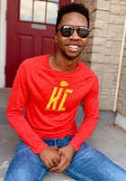 Kansas City Chiefs Red Tri-Code Trail Long Sleeve T-Shirt
