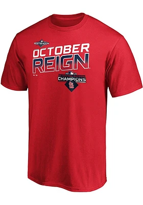 St Louis Cardinals Red Division Champs LR Short Sleeve T Shirt