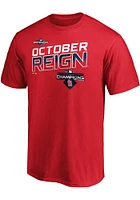 St Louis Cardinals Red Division Champs LR Short Sleeve T Shirt