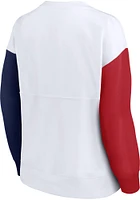 St Louis Cardinals Womens White Fleece Crew Sweatshirt