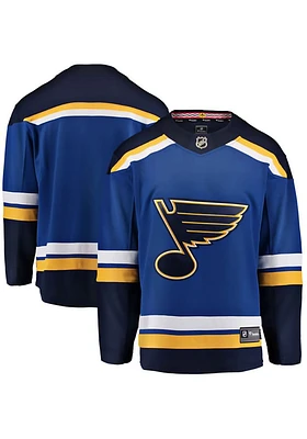 St Louis Blues Mens Blue 2018-2019 Home Breakaway Hockey Jersey