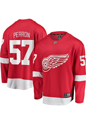 David Perron Detroit Red Wings Mens 2019 Home Breakaway Hockey Jersey