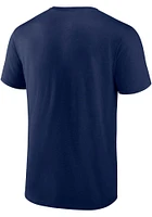 Cleveland Guardians Navy Blue Evergreen Cotton Heart and Soul SS Tee Short Sleeve T Shirt