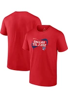FC Dallas Red 2022 MLS Cup Playoff Participant Hometown Short Sleeve T Shirt