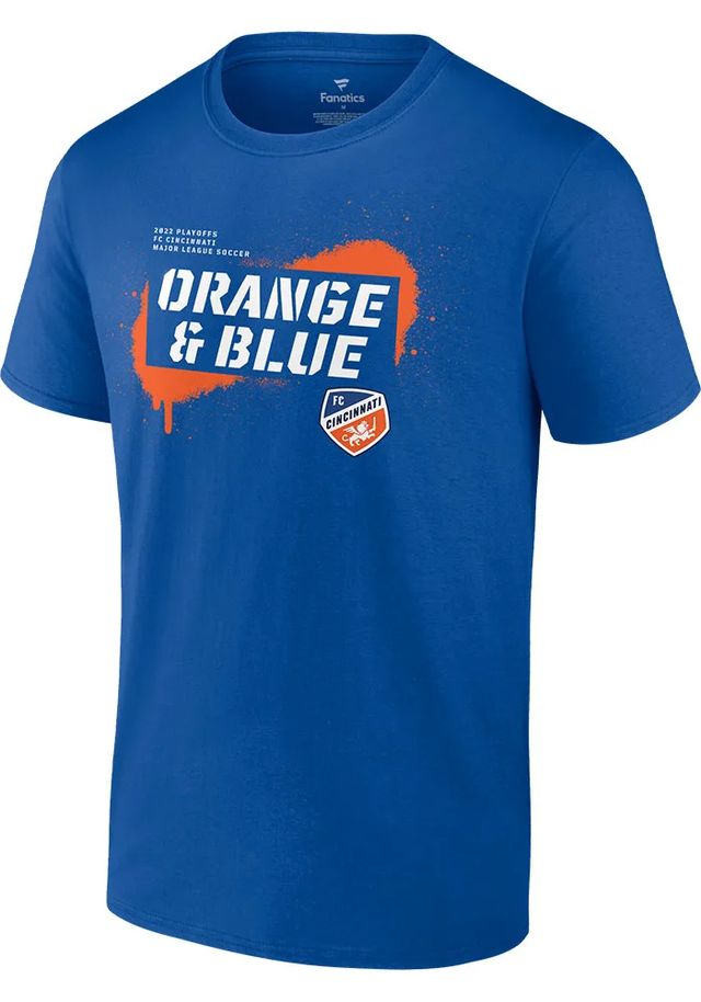 FC Cincinnati Blue 2022 MLS Cup Playoff Participant Hometown Short Sleeve T Shirt