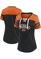 Cincinnati Bengals Womens Athena Fashion Football Jersey - Black