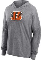 Cincinnati Bengals Womens Grey Twisted Hooded Sweatshirt