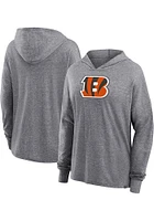 Cincinnati Bengals Womens Grey Twisted Hooded Sweatshirt