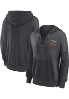 Cincinnati Bengals Womens Charcoal Washed Hooded Sweatshirt