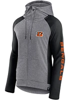 Cincinnati Bengals Womens Charcoal End Long Sleeve Full Zip Jacket