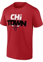 Chicago Bulls Red Hometown Tip Off Short Sleeve T Shirt