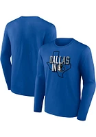 Dallas Mavericks Blue Hometown Tip Off Long Sleeve T Shirt