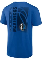 Dallas Mavericks Blue For the Team Short Sleeve T Shirt
