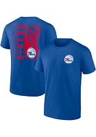 Philadelphia 76ers Blue For the Team Short Sleeve T Shirt